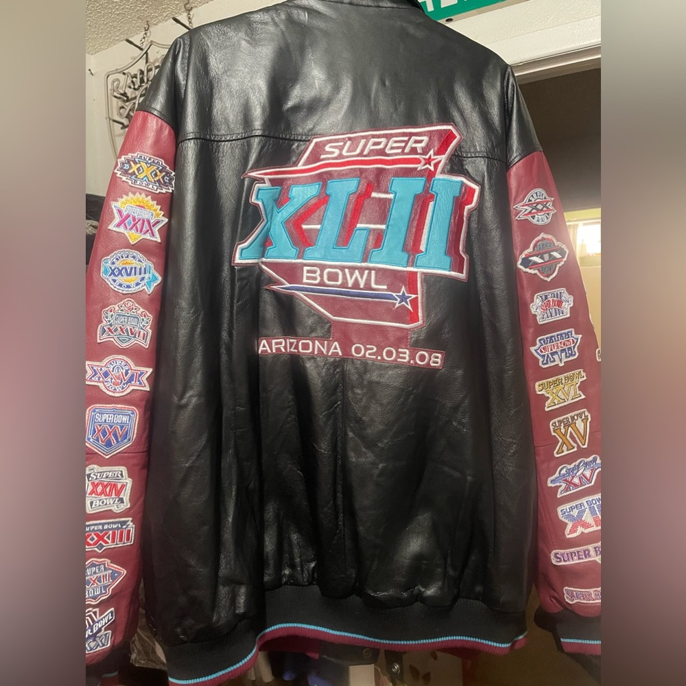 NFL men’s varsity Super Bowl jacket